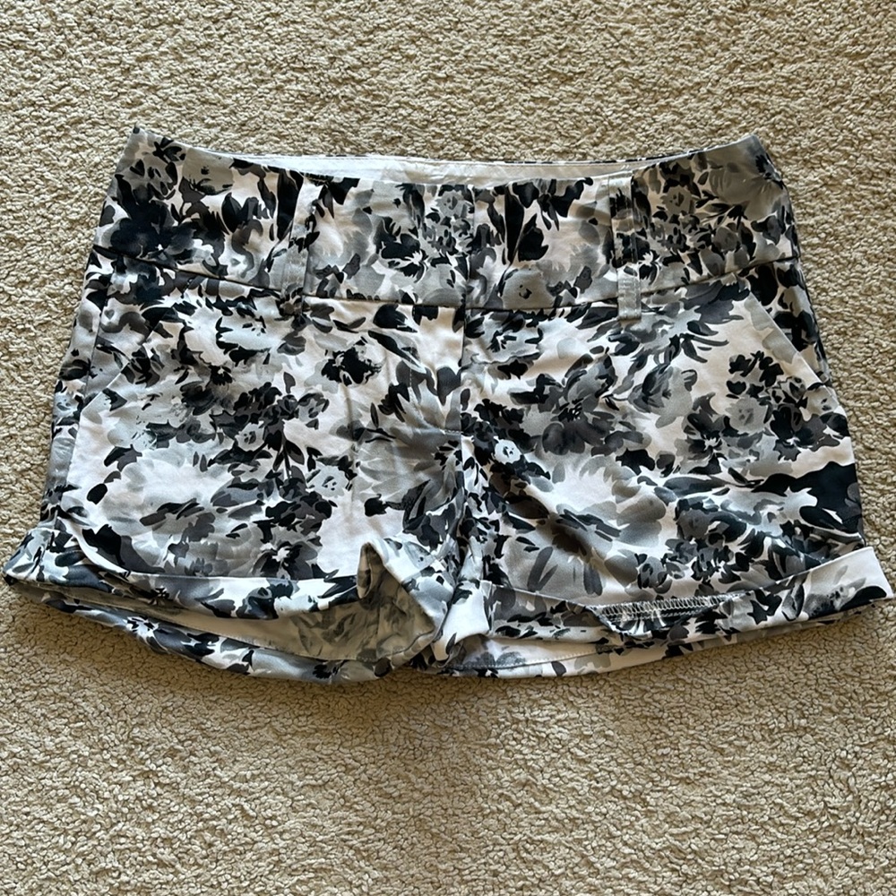 Guess Black and White Shorts